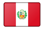 Peru flag (bevelled)